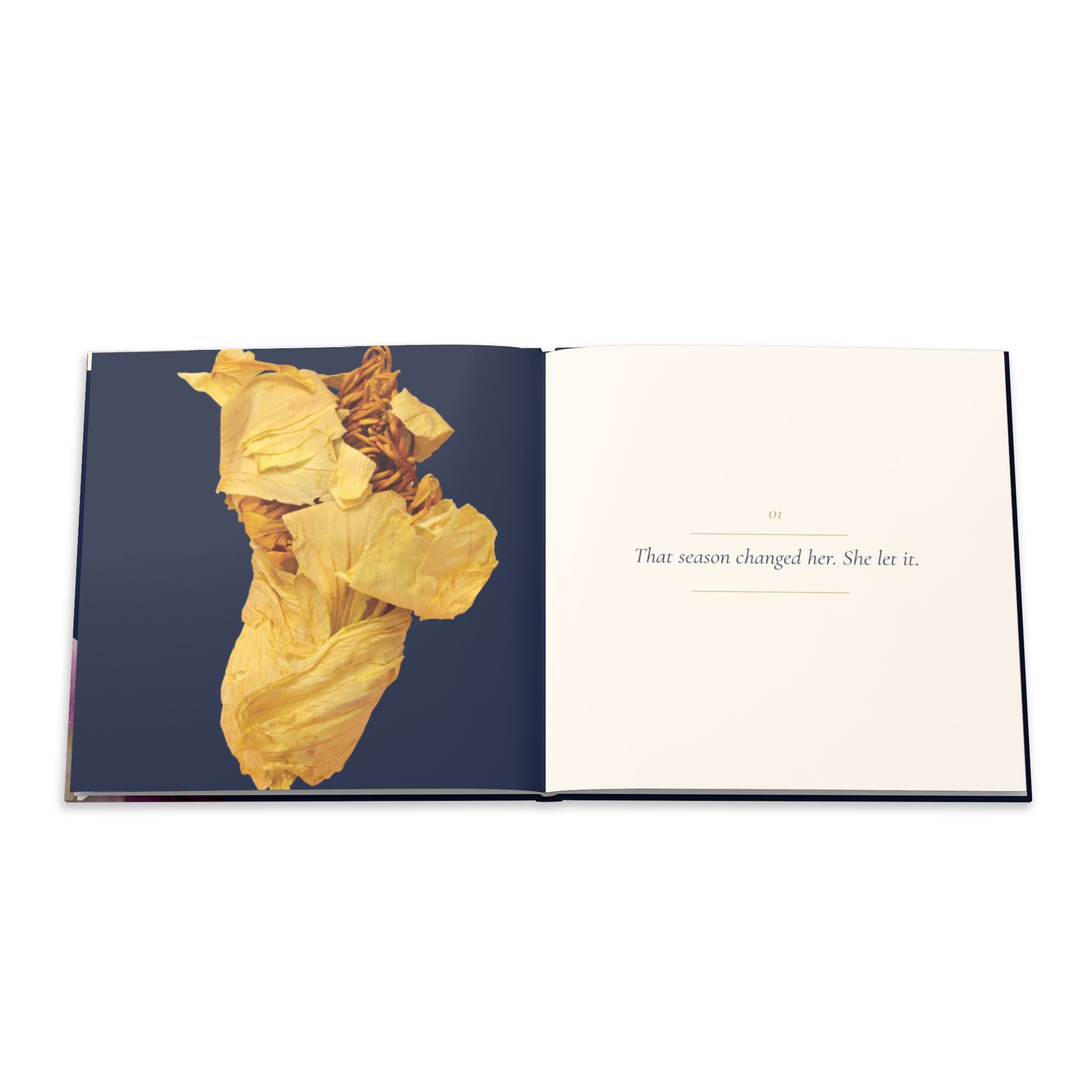 Spilling the Tea on Her Becoming — Her Tea. Her Way. | Hardcover Botanical Quote Book by Dr. Angella Lake